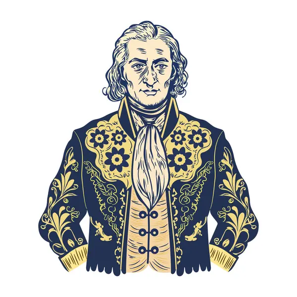 Film kostümü giyen yaşlı bir adam, klasik tarz ikon.