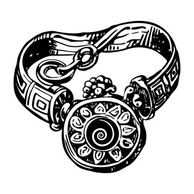 Parşömen kağıdı vintage biçim simgesi