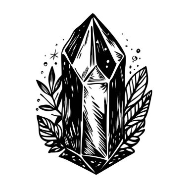 Sihirli kristalin bir sembolü.