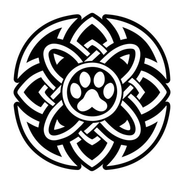 siyah ve beyaz mandala tasarımı