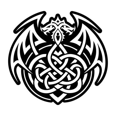 Kelt ejderha sembolünün katı bir simgesi