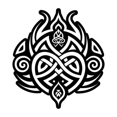 Temel ruh sembolünün doldurulmuş bir biçim simgesi