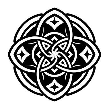 Kabartma biçiminde Kelt enerji simgesi simgesi