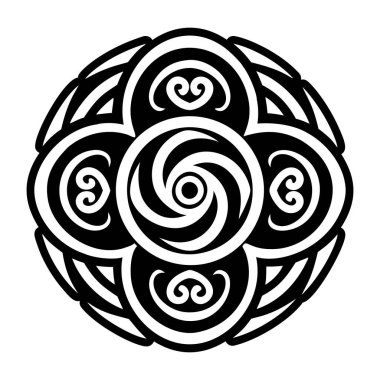 Somut biçimde girdap simgesi simgesi