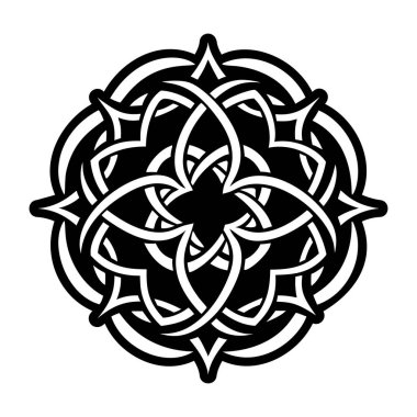 Katı biçimde Kelt süsleme simgesi