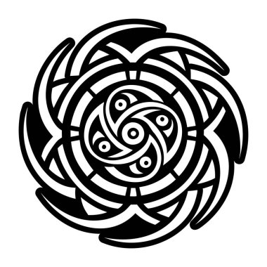 Somut biçimde girdap simgesi simgesi