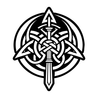 Lugh mızrak simgesi tam biçimli