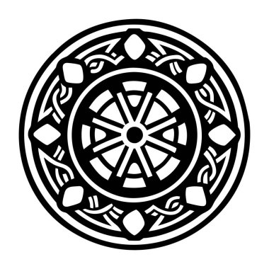 Kelt taşı sembolünün katı bir simgesi