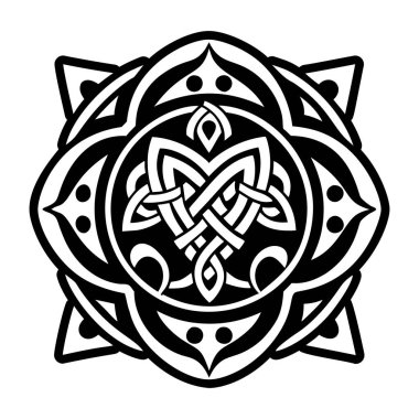 Kelt oyma sembolünün doldurulmuş bir simgesi