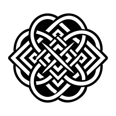 Kabartma biçiminde Viking düğüm simgesi