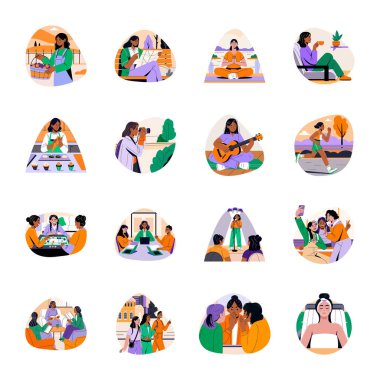 Farklı dillere ve öğrenmeye sahip bir grup öğrenci, çevrimiçi eğitim ve çevrimiçi öğrenim