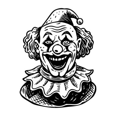 Gülen palyaço karakteri, klasik çizim