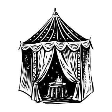 Fal çadırının baştan savma bir tasviri