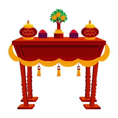 Atalarımızın ayinlerinin düz bir temsili.