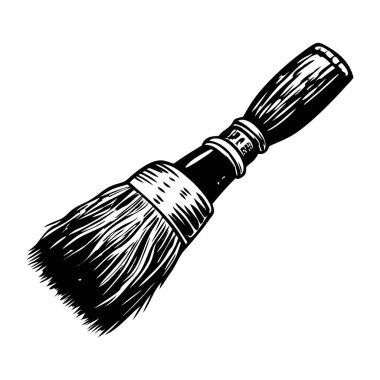 Geleneksel Japon hat fırçası, klasik illüstrasyon