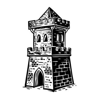 Bekçi kulesi illüstrasyonu