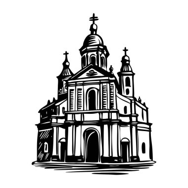 Rokoko kilisesinin klasik bir tasviri.