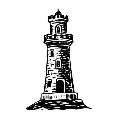 Bir gözetleme kulesinin klasik bir tasviri