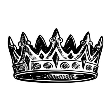 Bir mücevher tacının klasik tasviri.