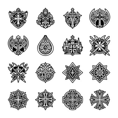 Kelt süslemeleri koleksiyonu