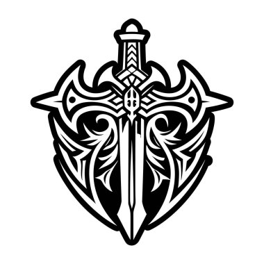 Haç dövmesinin vektör çizimi