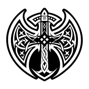 Kelt düğümü, haç, Kelt, haç, etnik süs.