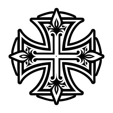 Tapınak sembolü simgesi simgesi biçiminde