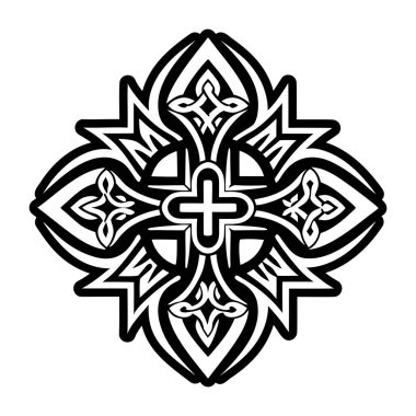 Templar sanat sembolünün dolu bir biçim simgesi