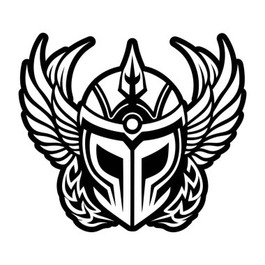 Savaşçı miğferi simgesi katı biçimde simgesi