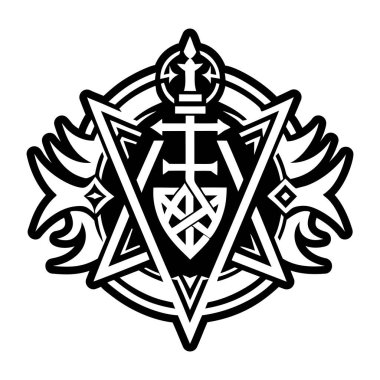 Heraldry sembolünün kabartma biçimi simgesi