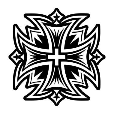 Demir haç sembolünün sembolü.