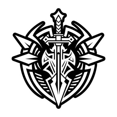 Şövalye silahının sembolü.