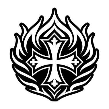 Katı biçimde çapraz simge simgesi yakılıyor