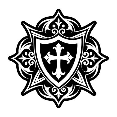 Arma sembolünün doldurulmuş bir biçim simgesi