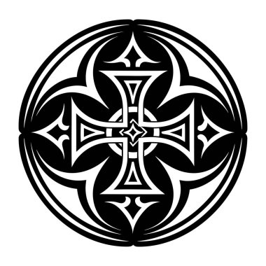 Kabartma biçiminde kutsal haç simgesi