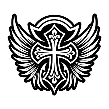 Kutsal şövalye sembolünün doldurulmuş bir simgesi.