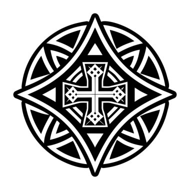 Kutsal sembolün doldurulmuş bir biçim simgesi