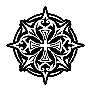 Kutsal templar sembolünün doldurulmuş bir simgesi