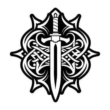 Kılıç kınının doldurulmuş biçim simgesi