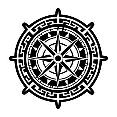 Göksel pusula sembolünün bir simgesi