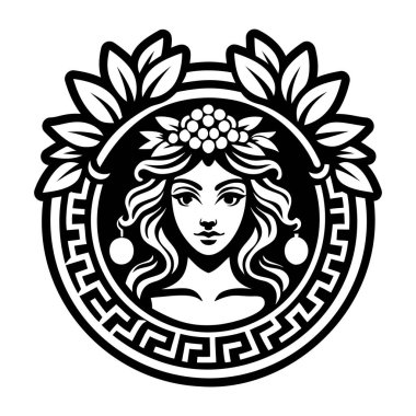 Demeter tanrıça simgesi simgesi katı biçimde