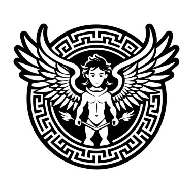 Eros tanrı sembolünün doldurulmuş bir simgesi