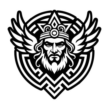 Hermes tanrı sembolünün katı bir simgesi.