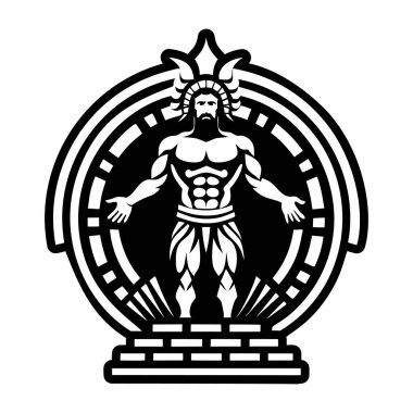 Rodos heykel simgesi kabartma biçiminde