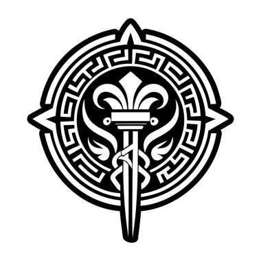 Asa simgesi simgesi tam biçimli