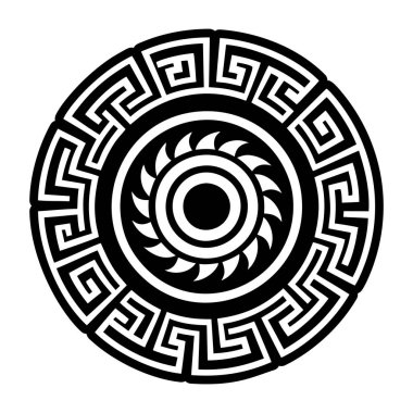 Dolu biçimdeki sarmal sembol simgesi