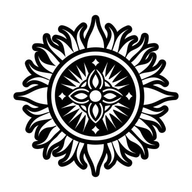 İyileştirici ışın sembolünün katı bir simgesi