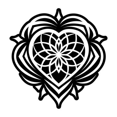 Işıldayan aşk sembolünün doldurulmuş bir simgesi