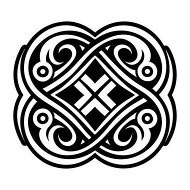 Sonsuzluk sembolünün doldurulmuş bir biçim simgesi