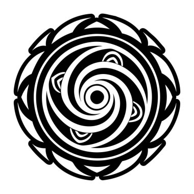 Girdap simgesinin doldurulmuş bir biçim simgesi